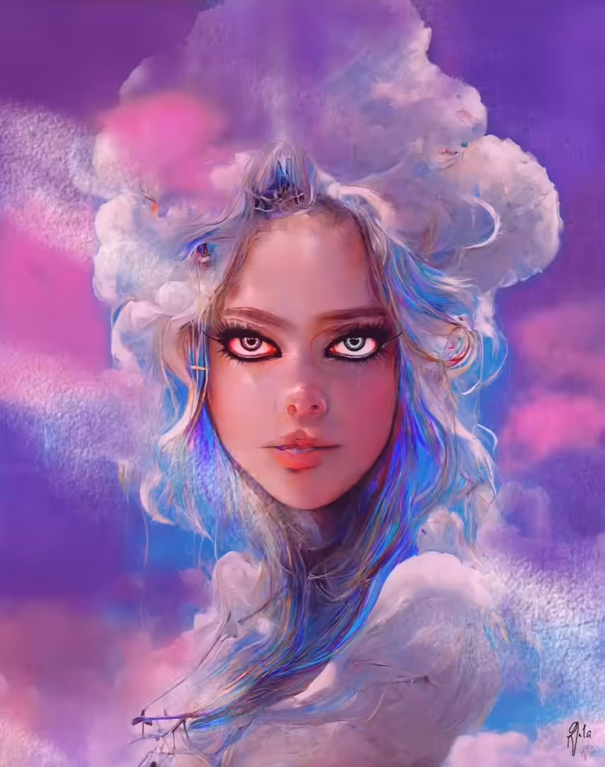 / like a white cloud in an endless sky /