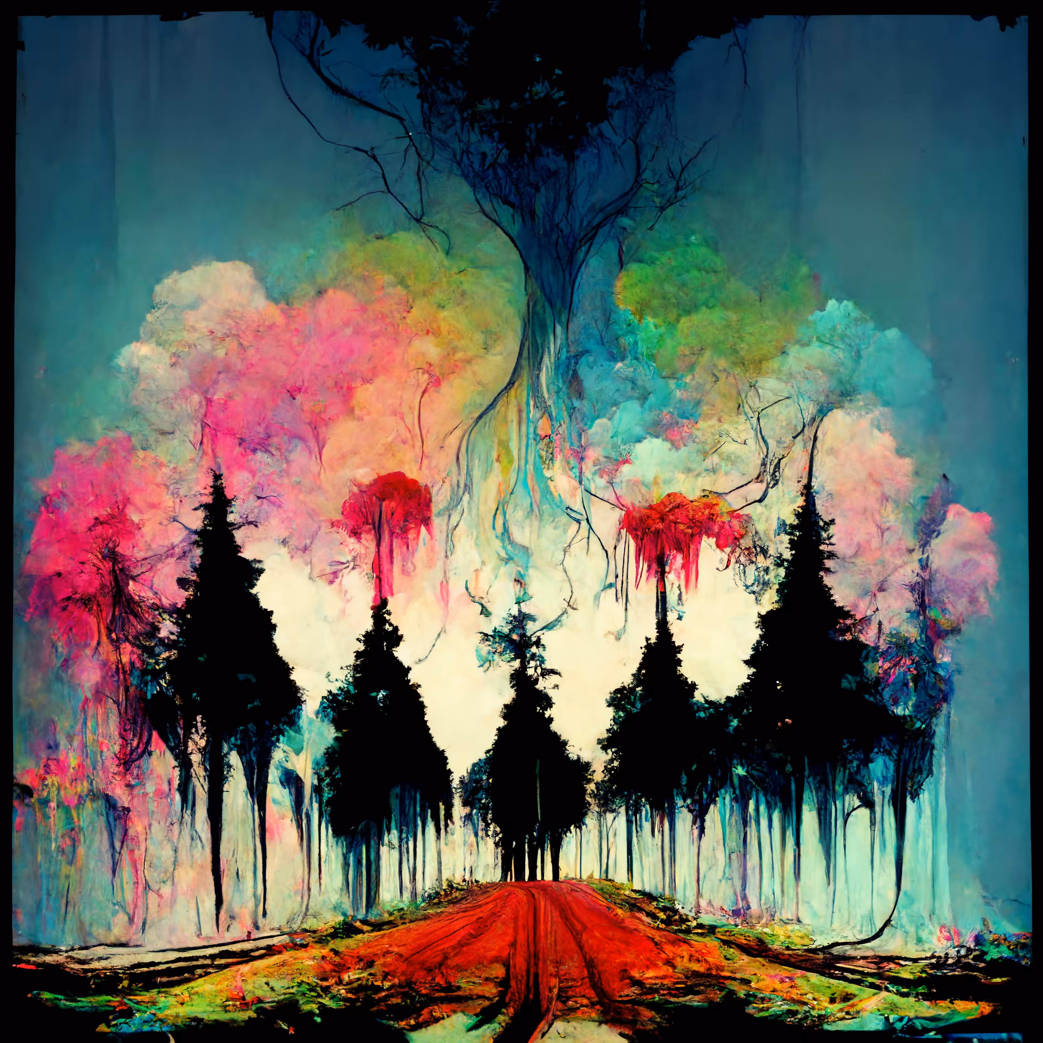 psychedelic forest 3