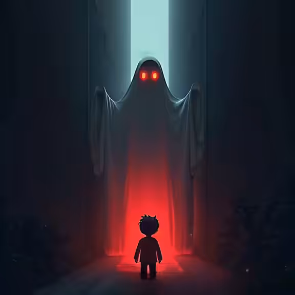 The boy who saw a gosht and didn't run 