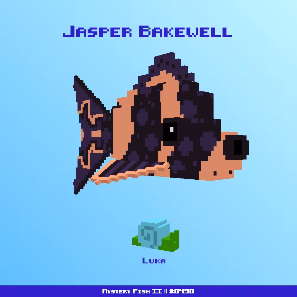 Jasper Bakewell :: Mystery Fish 0490/1000 