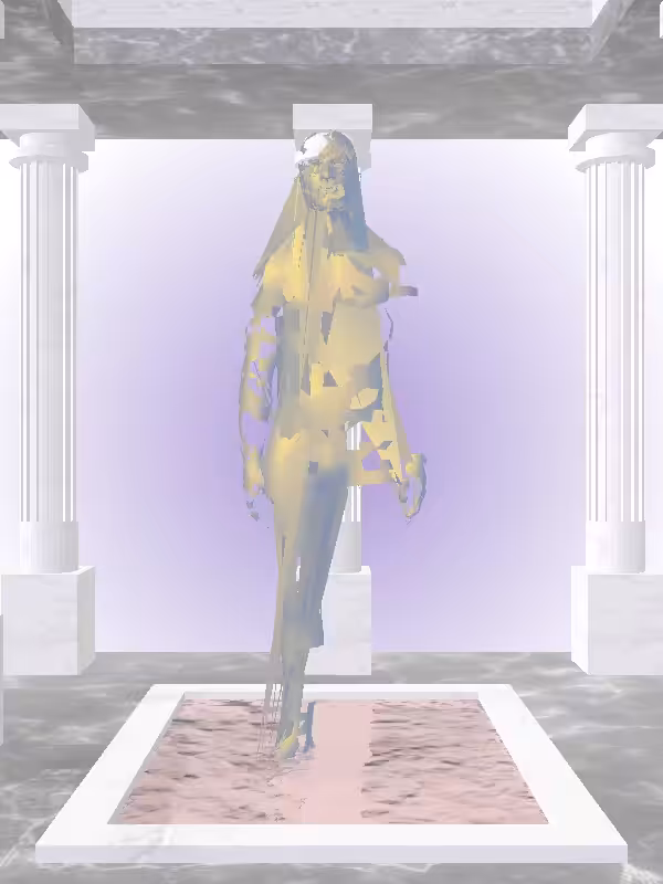 HeavenComputer: The Phone Calling Sunlit Cobalt Man #6501