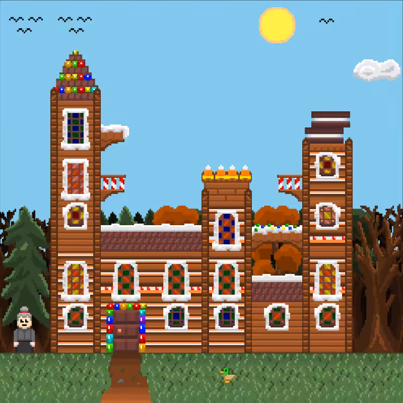 2D Mansion Candy House #64