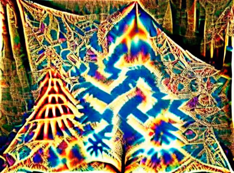 The old fractal paradigm, with its pointy faith, becomes psychoactive when the blankets blew off the ground