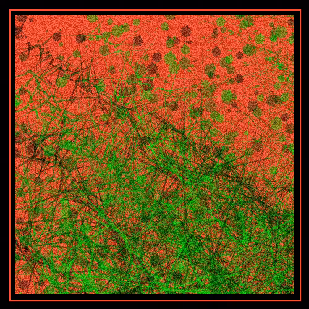 Abstract painting - vegetation #9