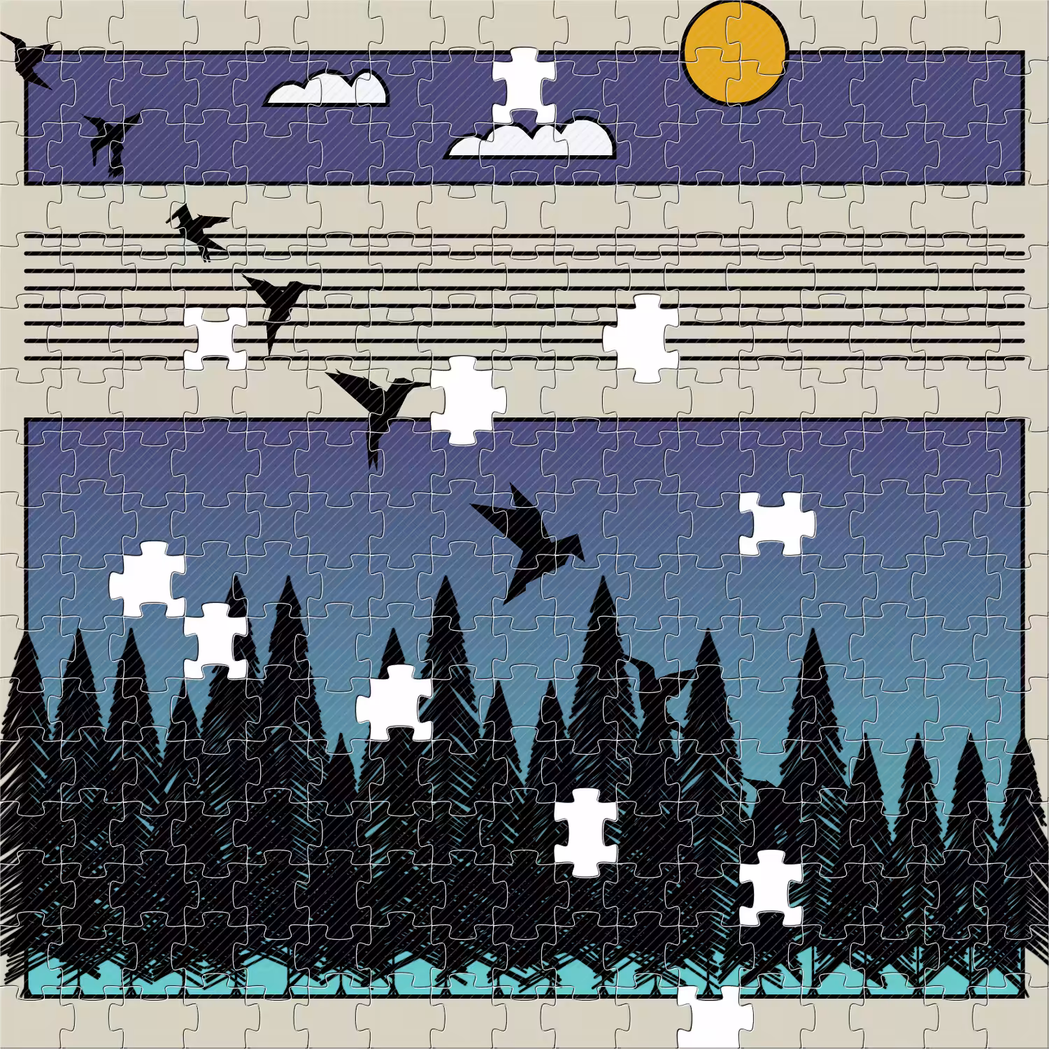 Puzzles & Birds #24