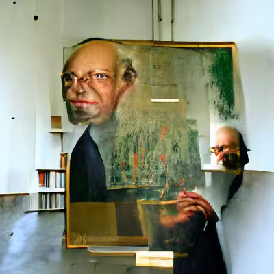 Portrait of Marcel Broodthaers