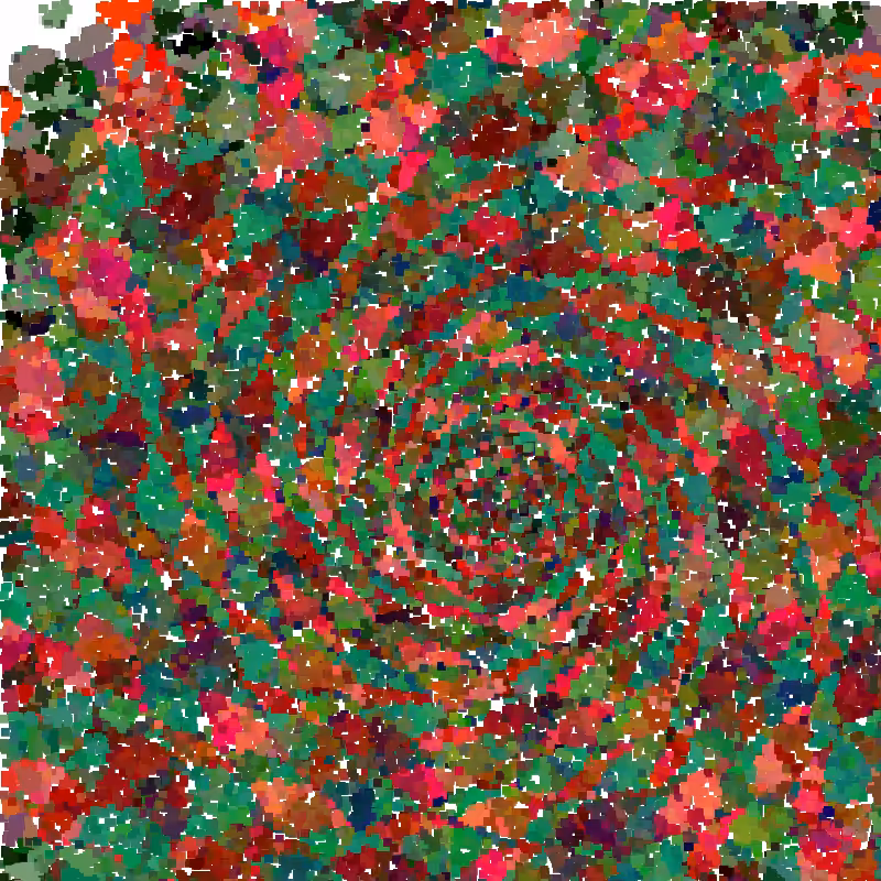 Mosaic or stained glass drops #67