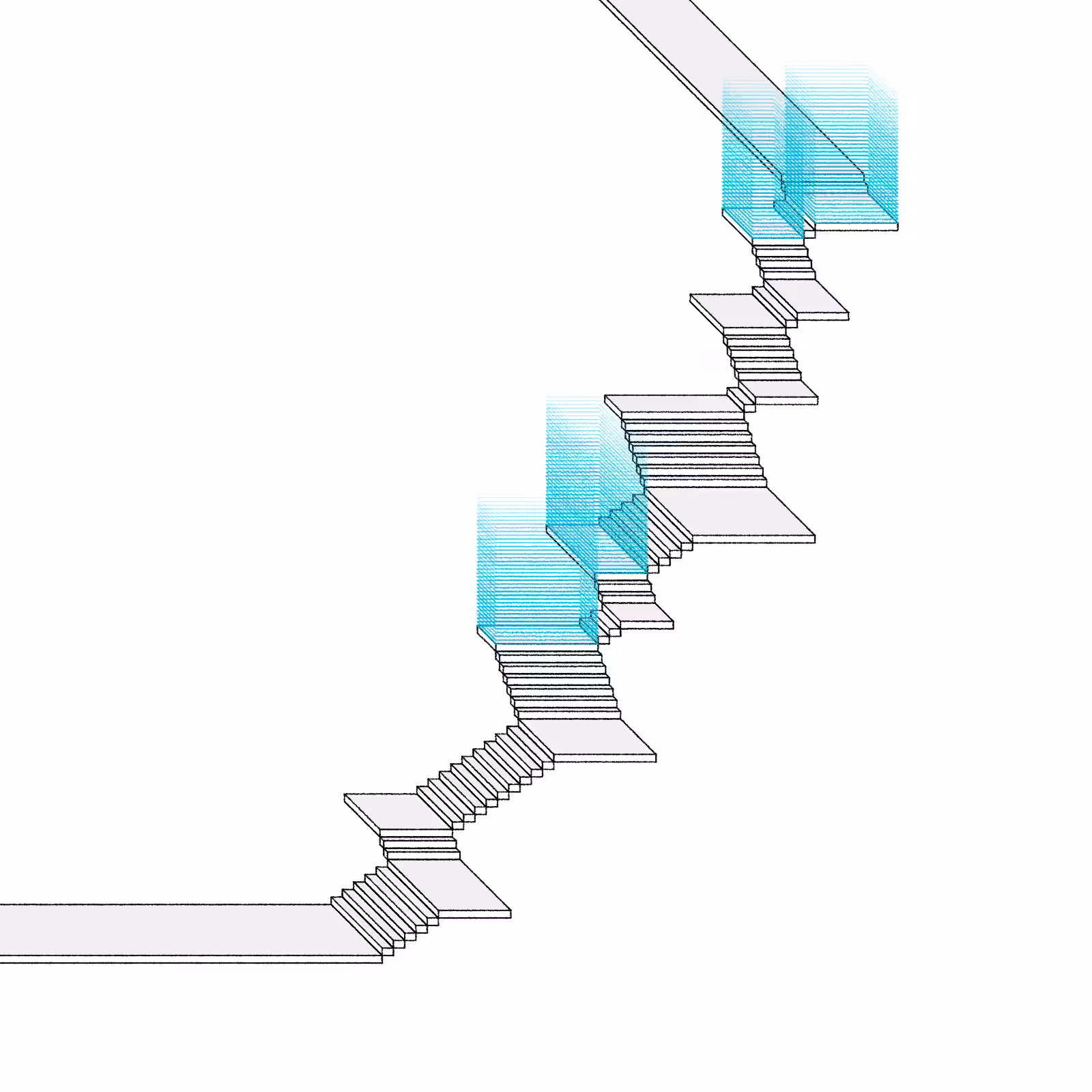 Stairs in a room #62