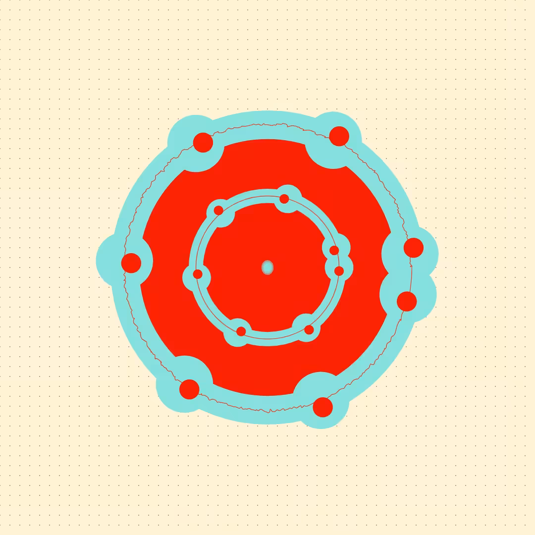 Circles on a dotted Grid #13