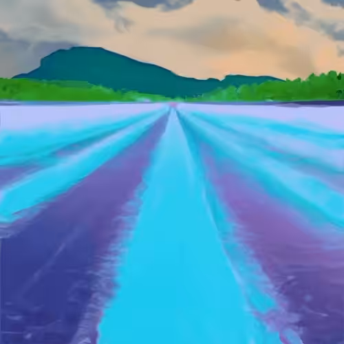 Generated Glitch Landscape #23