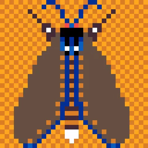 sleeping moth