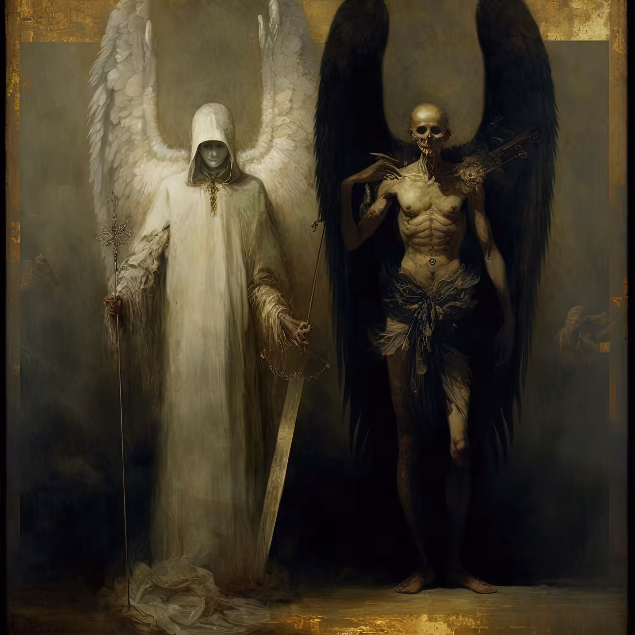 Two Sides of the Coin: The Light and the Dark