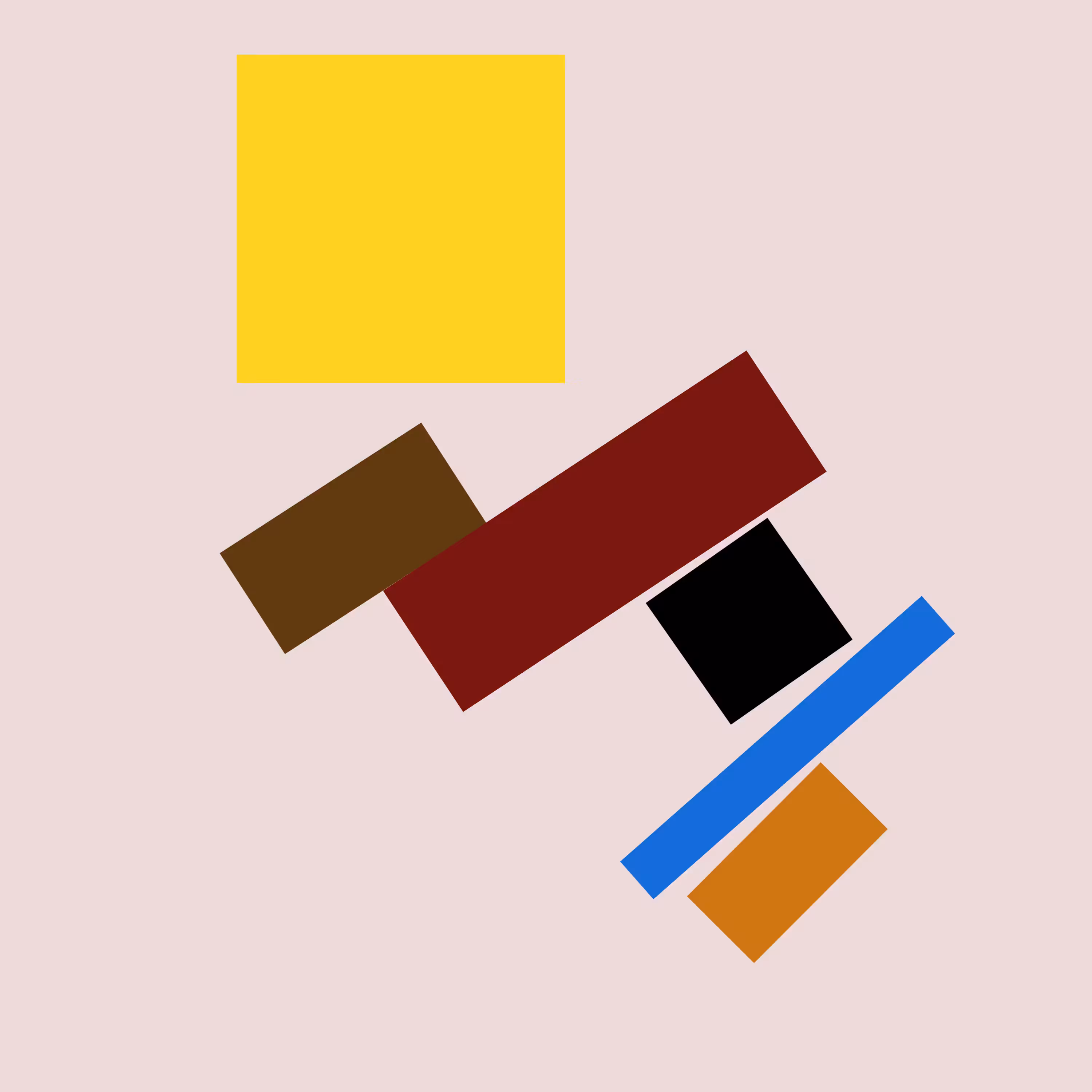Suprematist composition with parts of Phunk 9517