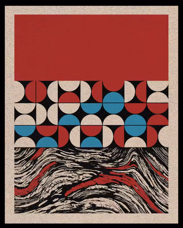 Bauhaus art #red #10