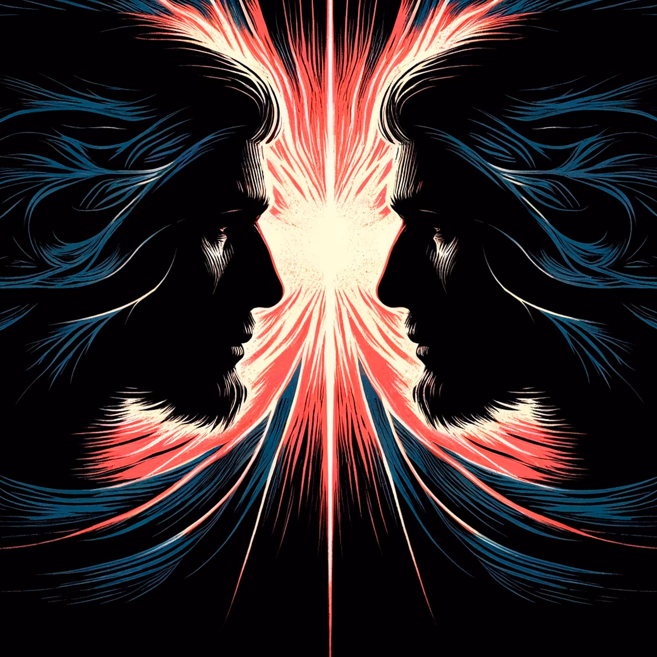 Abstract Digital Emblem: Digital Emblem 69 - Brother and Sister Part III