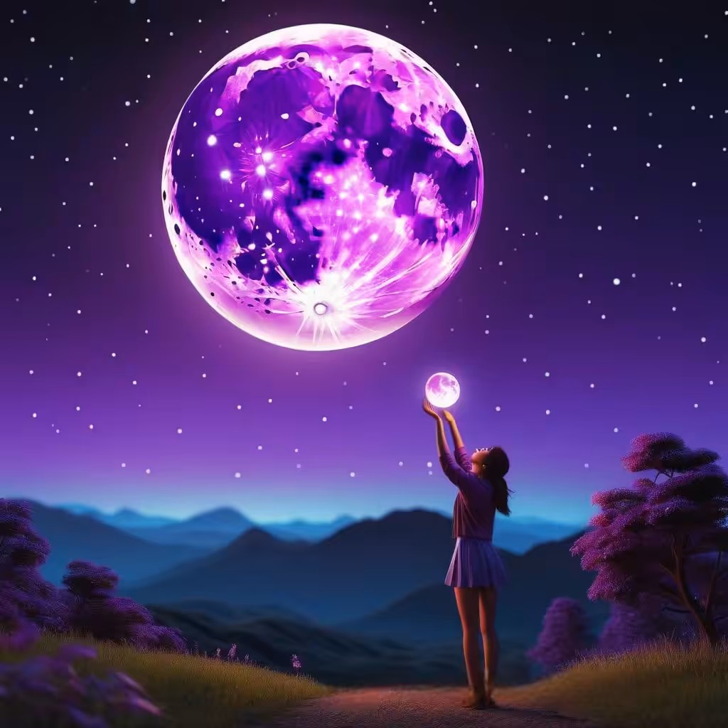 Purple Moon 💜🌕