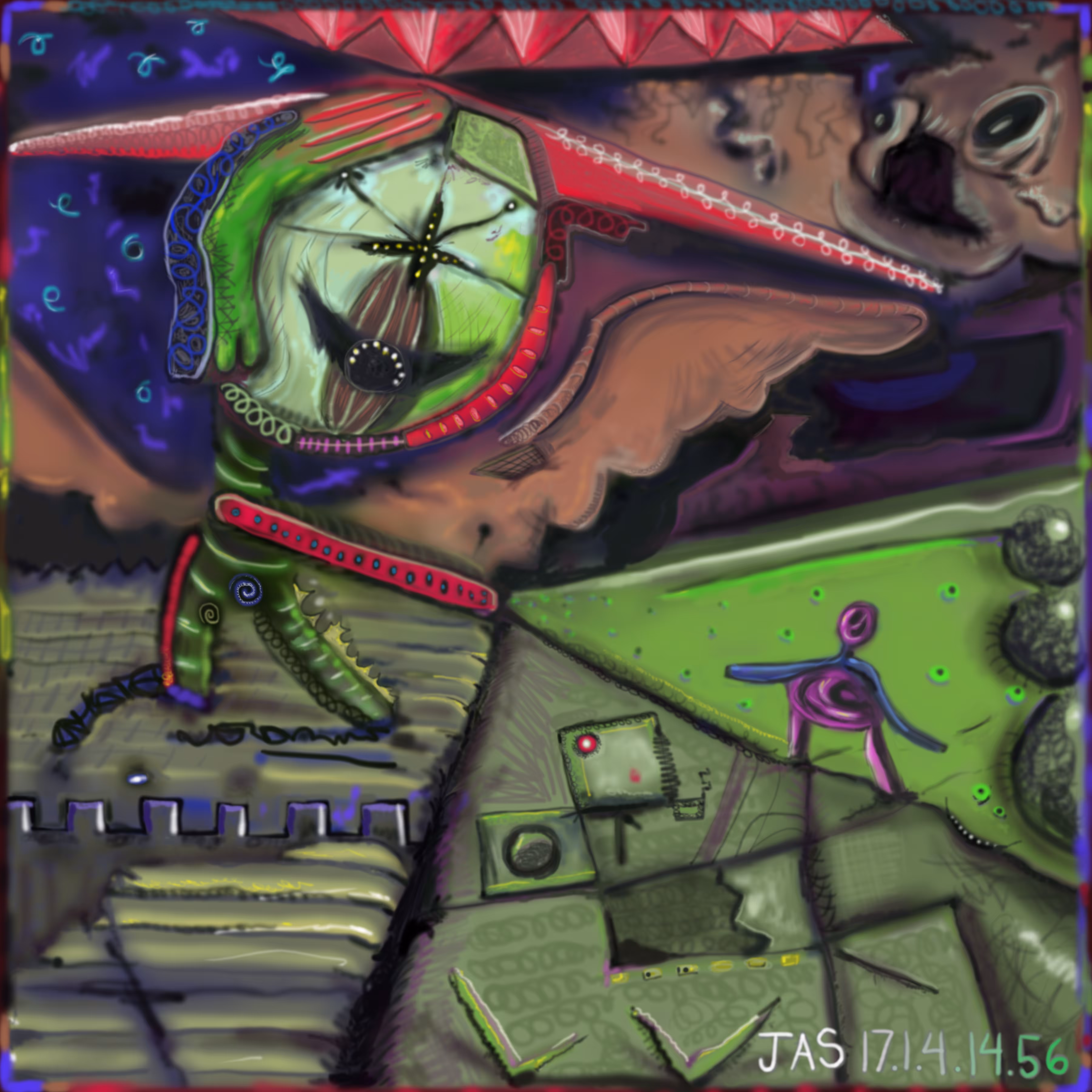 Radical Digital Painting: RDP #87:   JAS 17.1.4.14.56