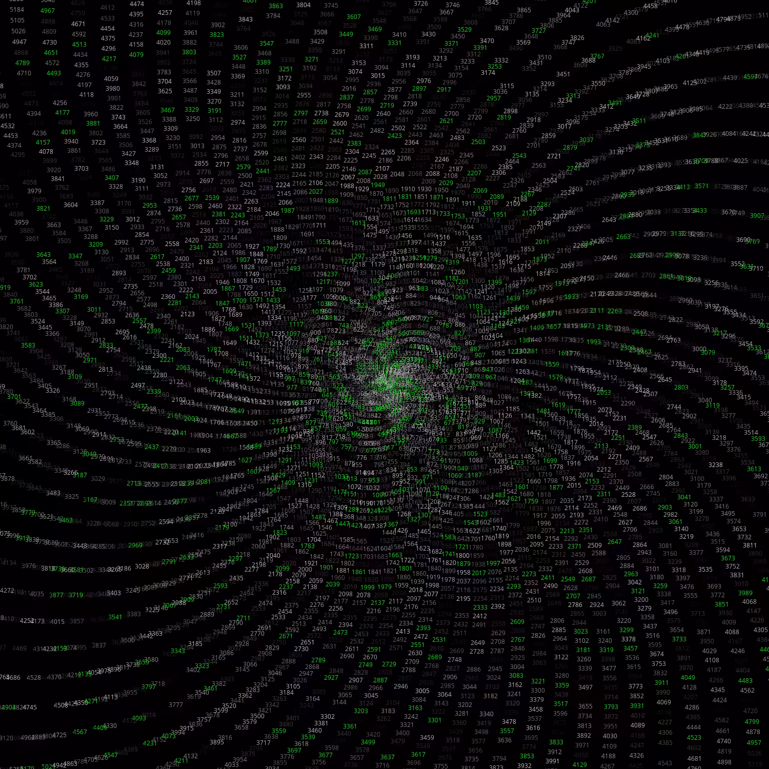 Polar Plot of Numbers #53