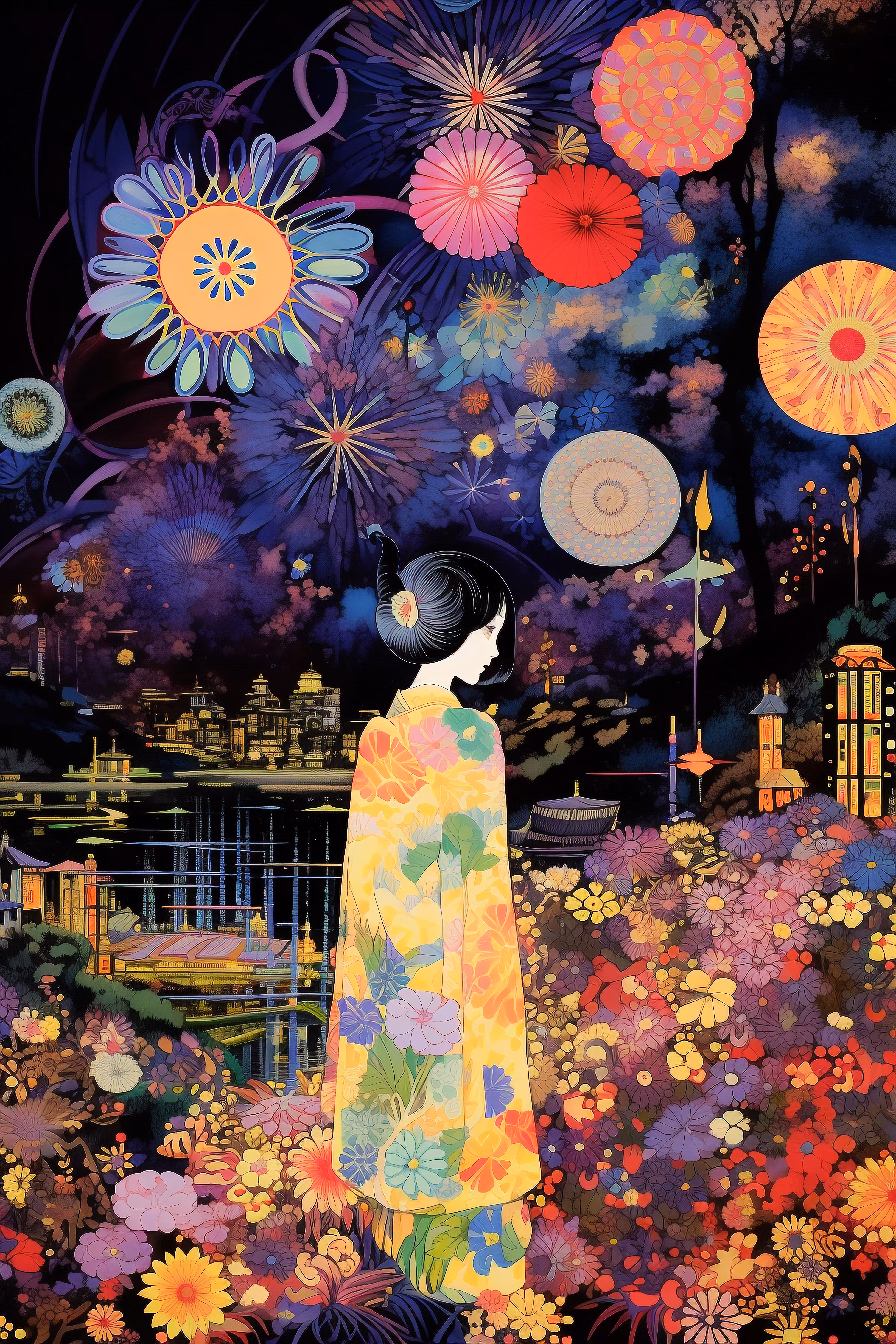 The Blooming night
