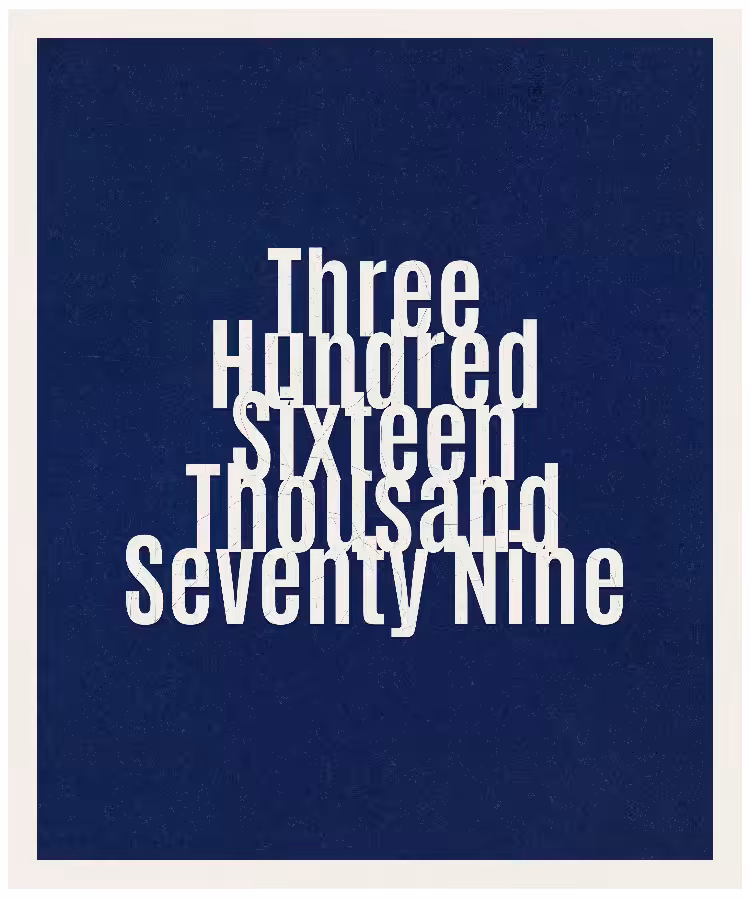 Count #316079