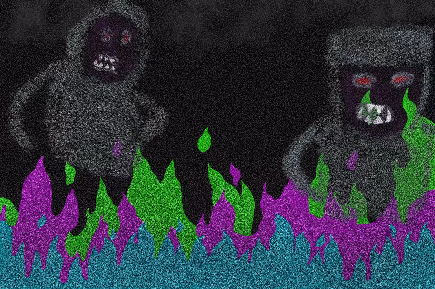 Ghosts and flames