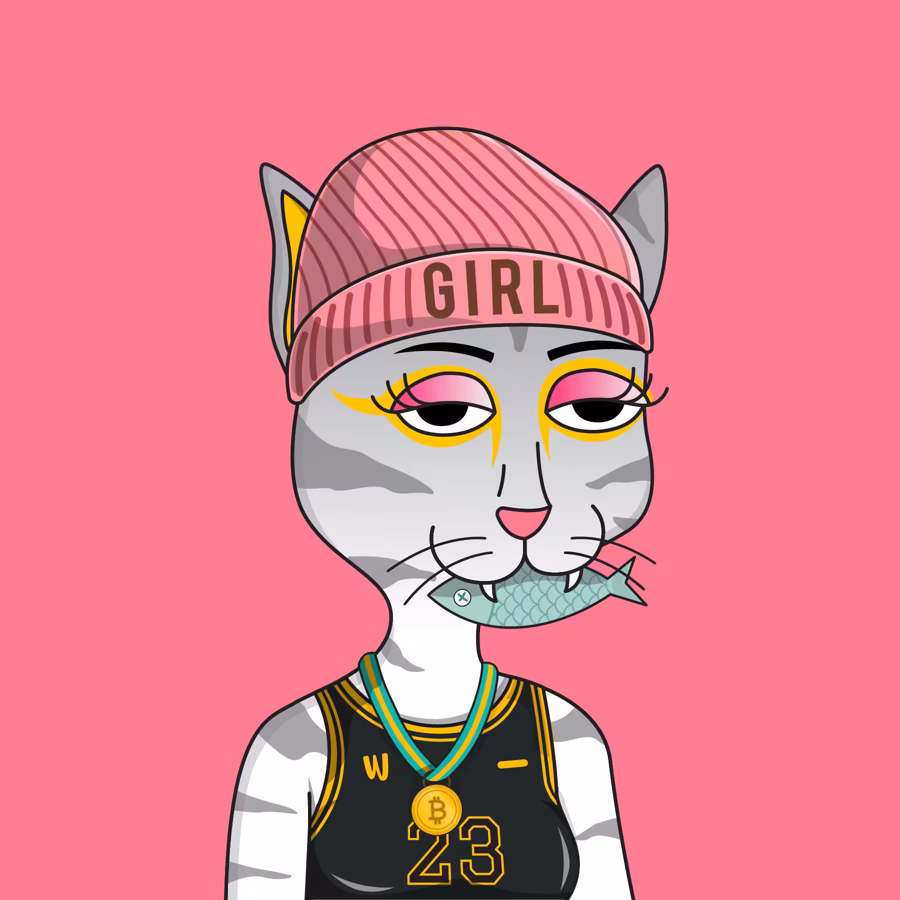 Girl Cat #176