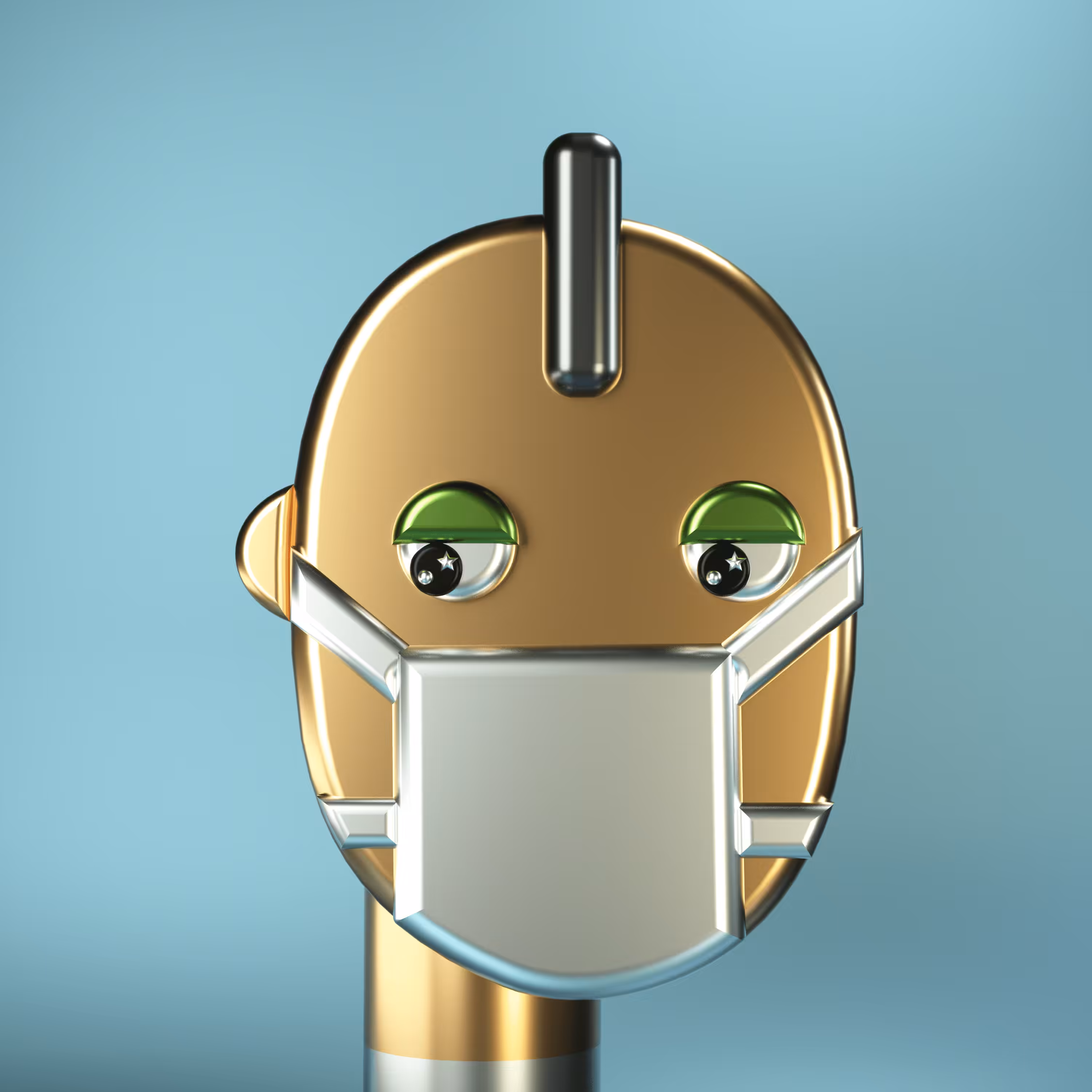 3D Chrome Punk #0375