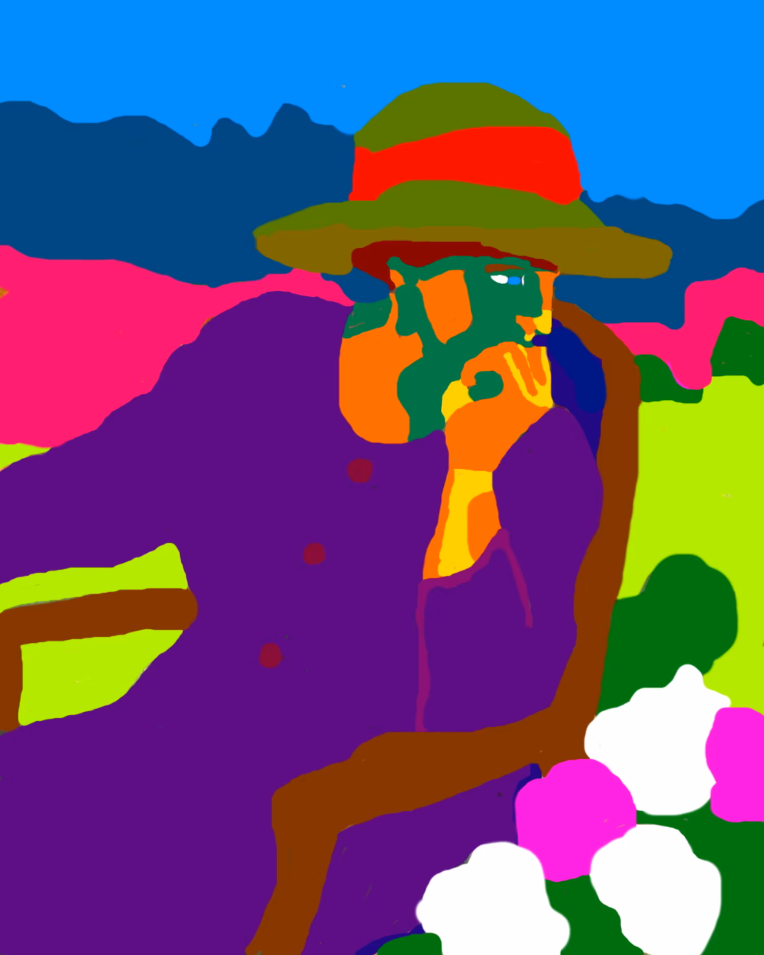 Dans le jardin