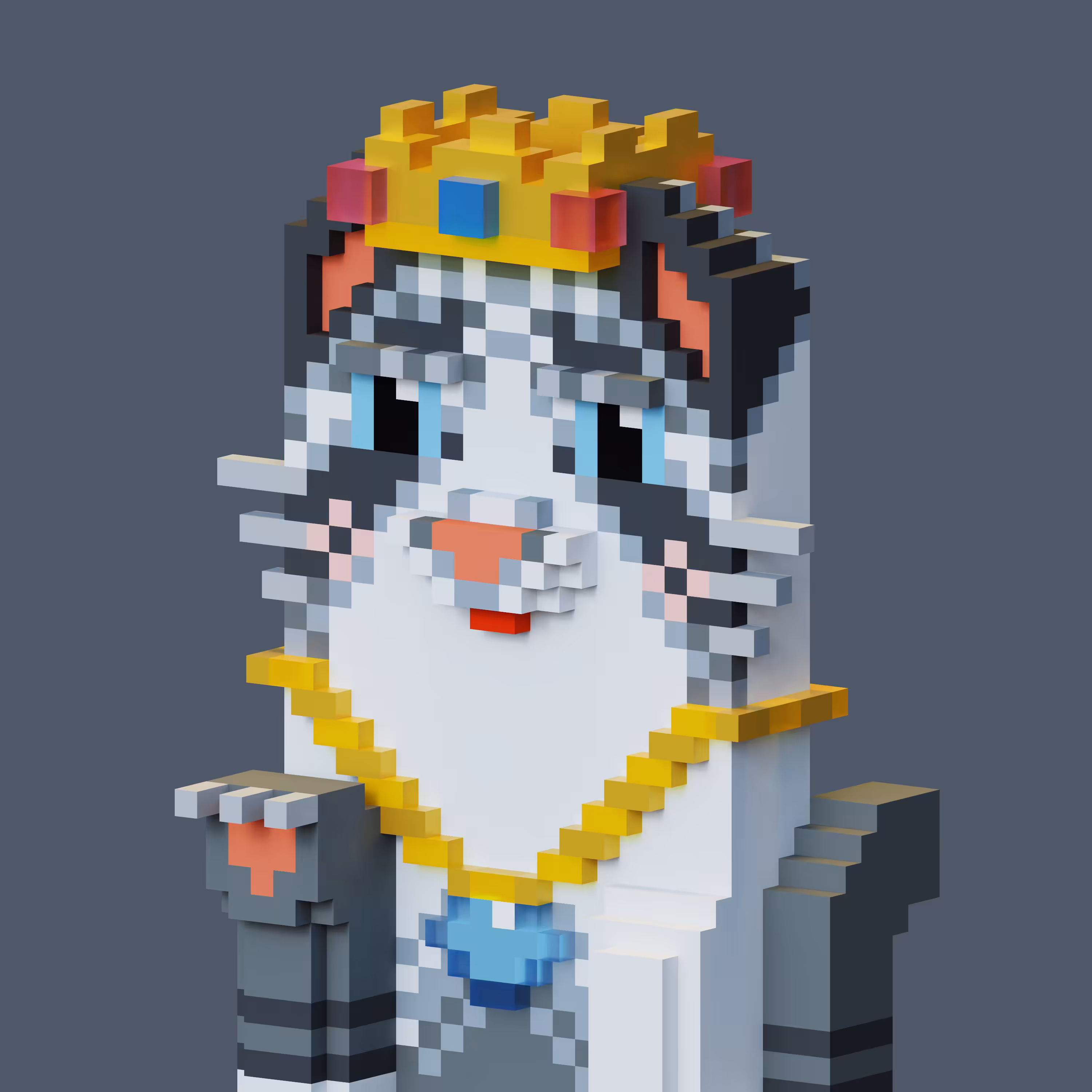 Cat Voxel 21