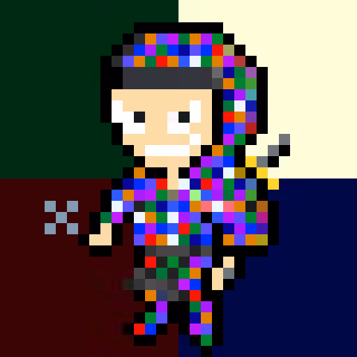 CRYPTONINJAS PIXEL 010 - fashion colorful ninja-