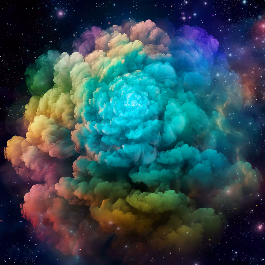Rude Nature Cosmic Flower