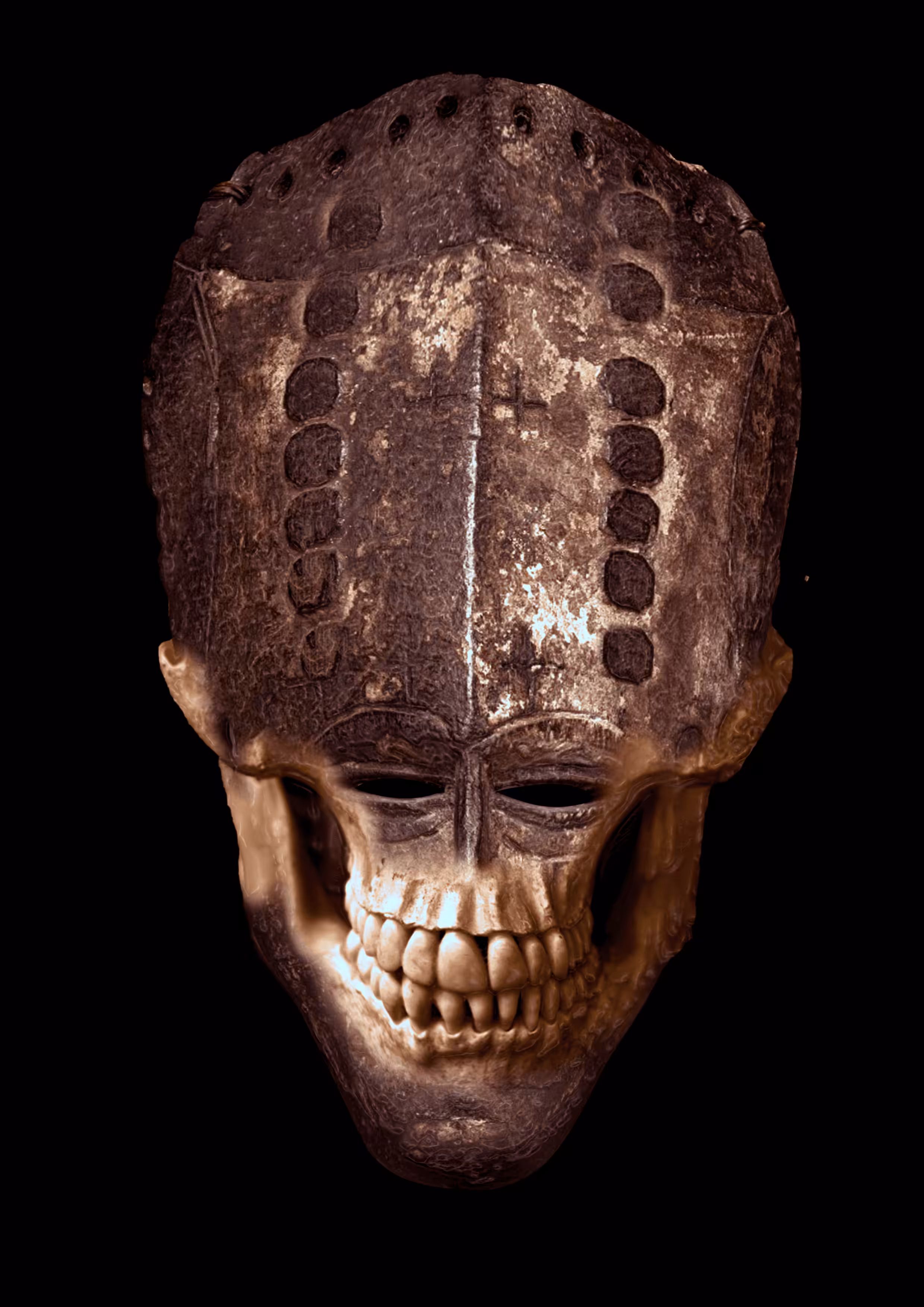 Even though we pout, the bones under our skin always smile at us.