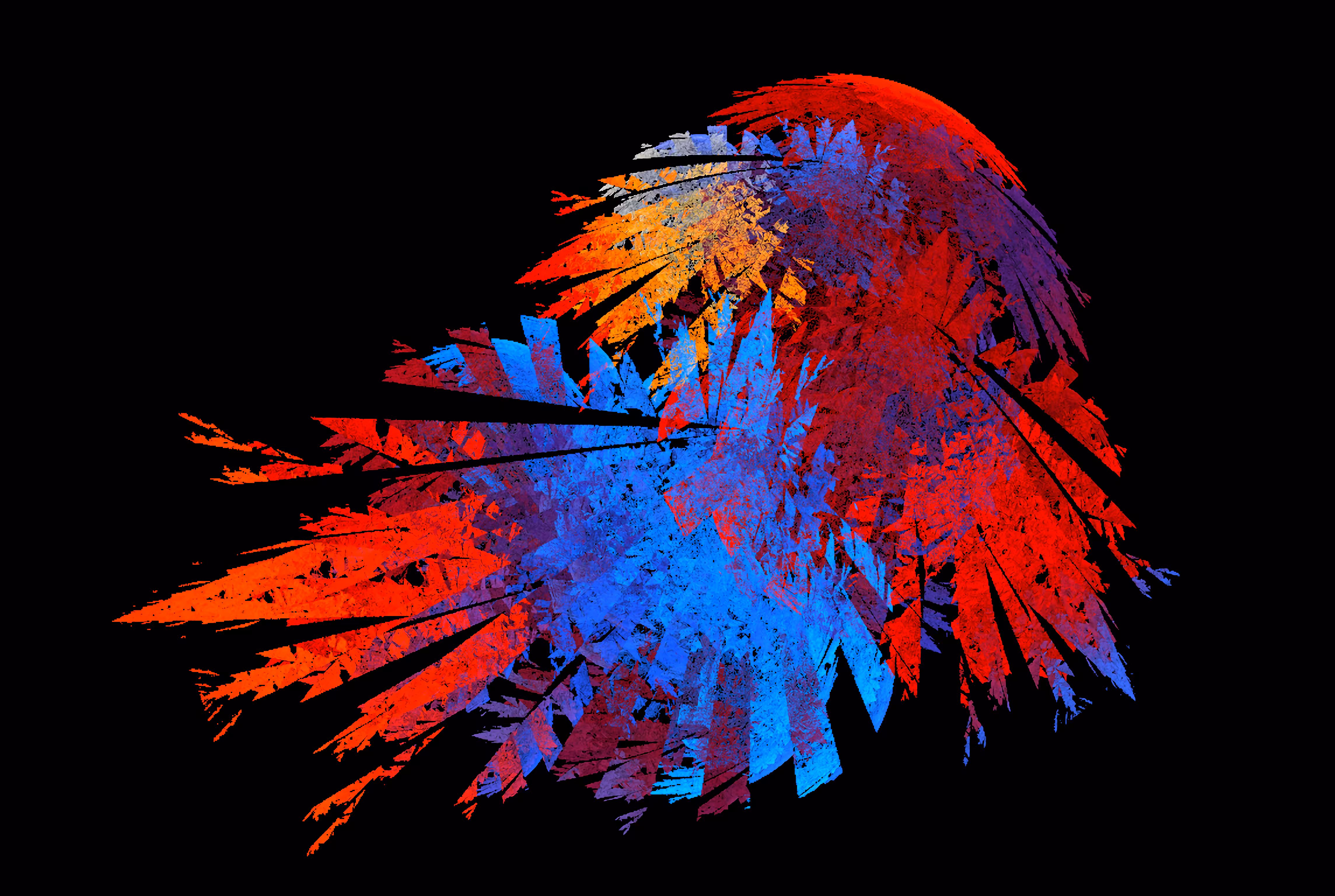 Raw Fractal Series - #078 - Meteoric