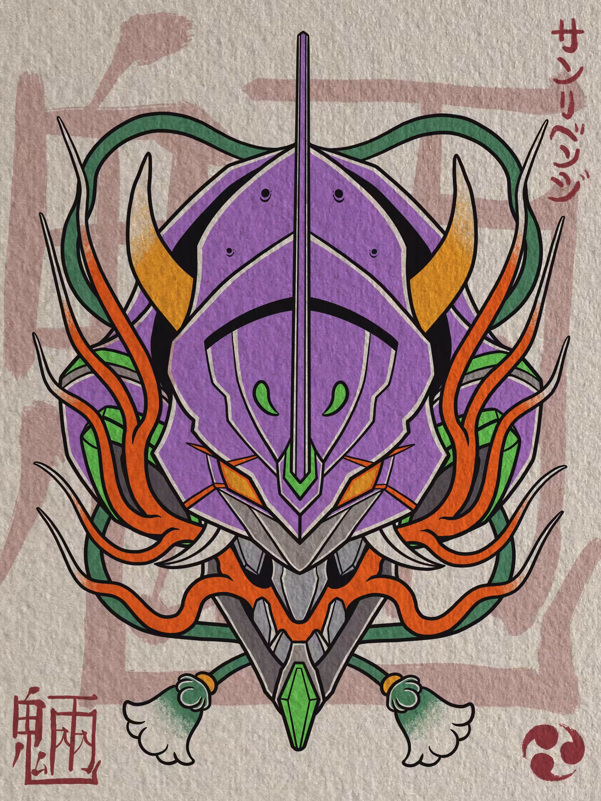 IREZUMI #4 Eva 01 Hannya