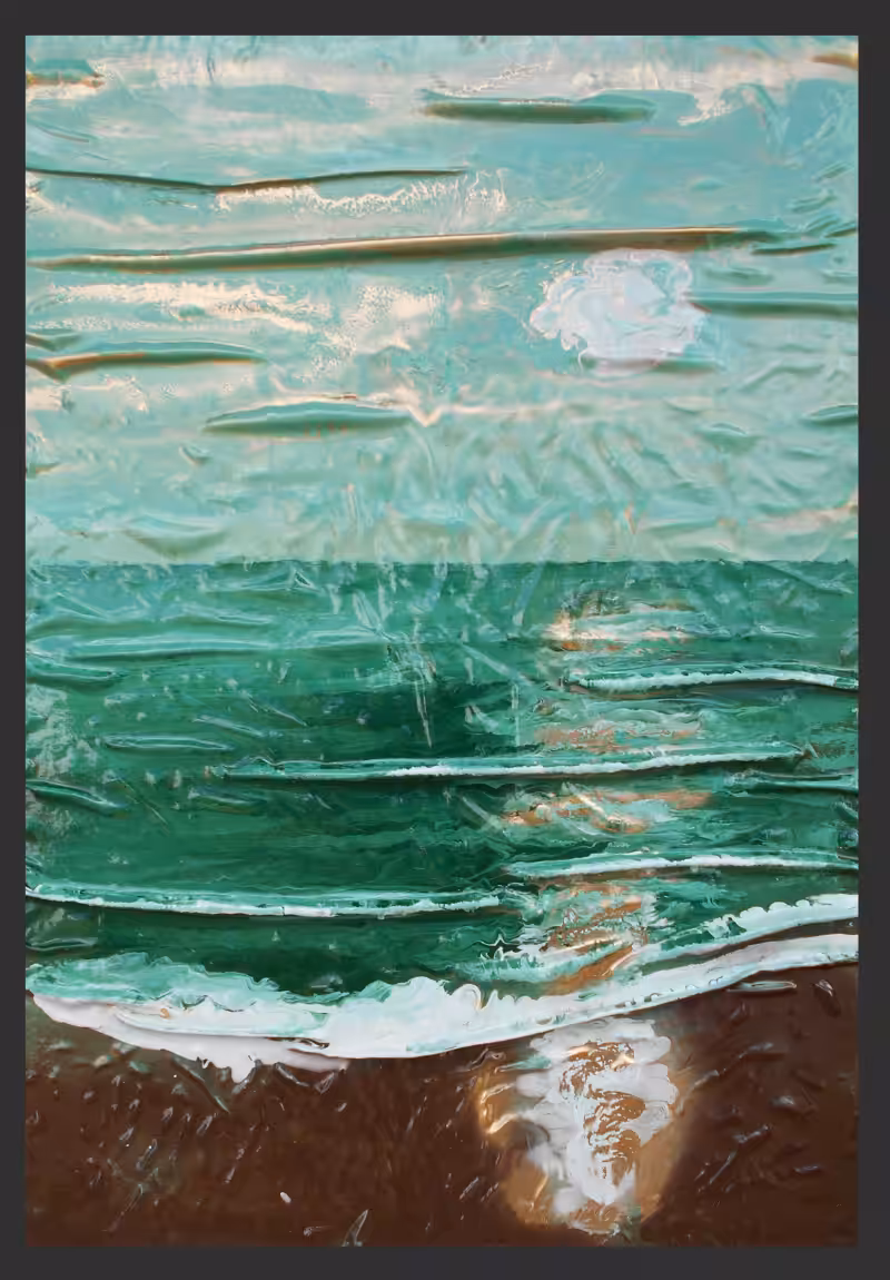 Figurative: Green sea