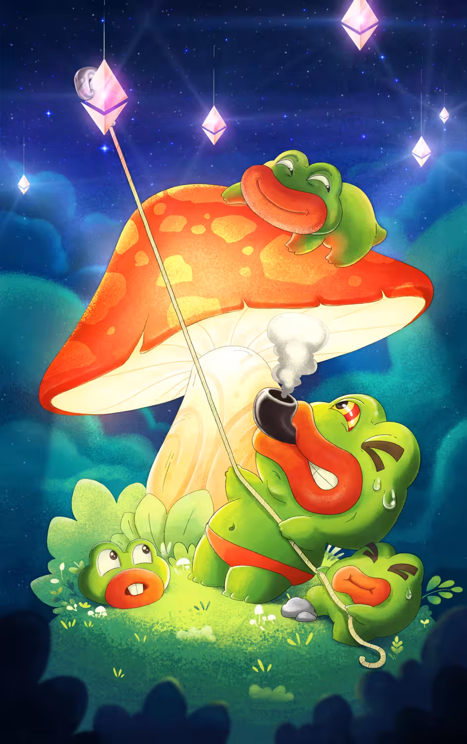 FROG PULL THE  "ETHEREUMSTAR"