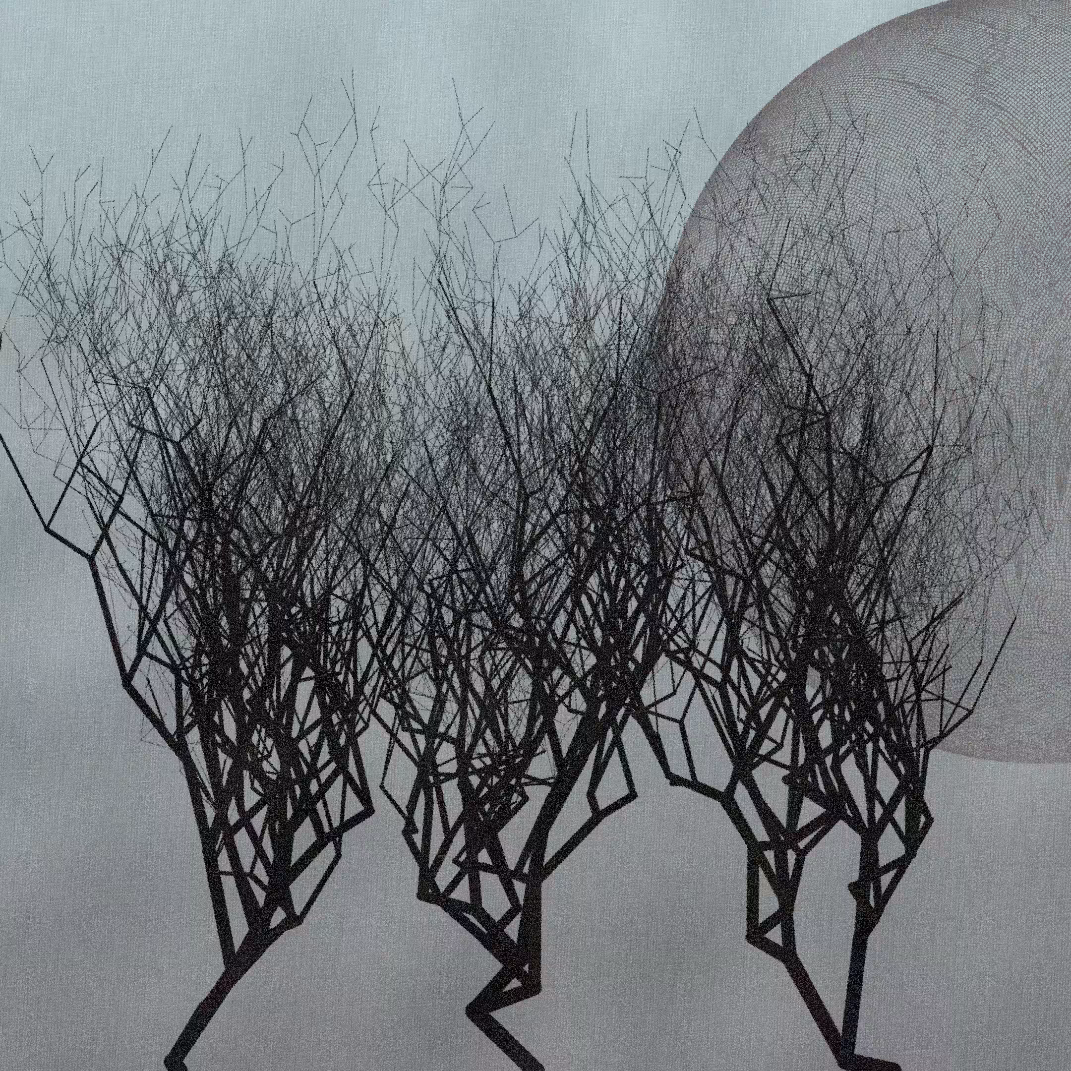 Three dead trees on earth #188