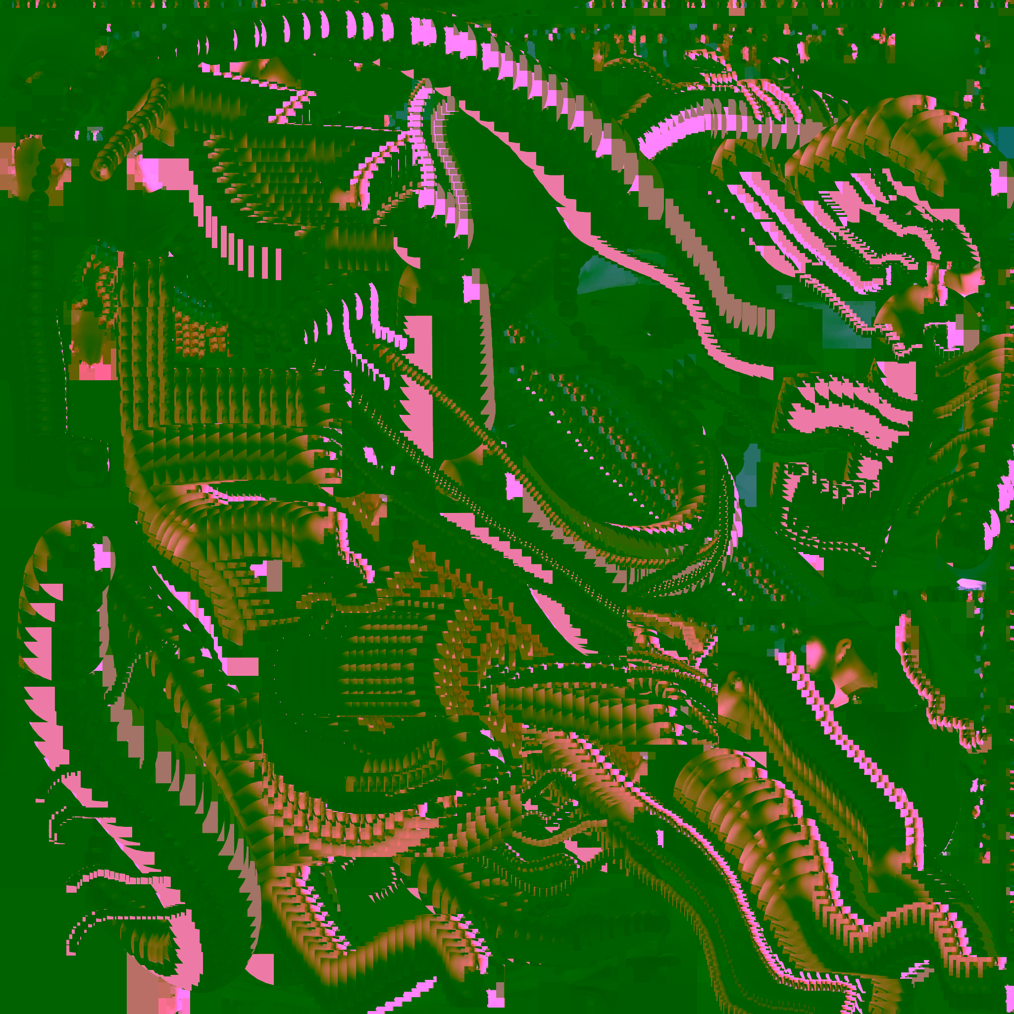 A thermal map for the correct key