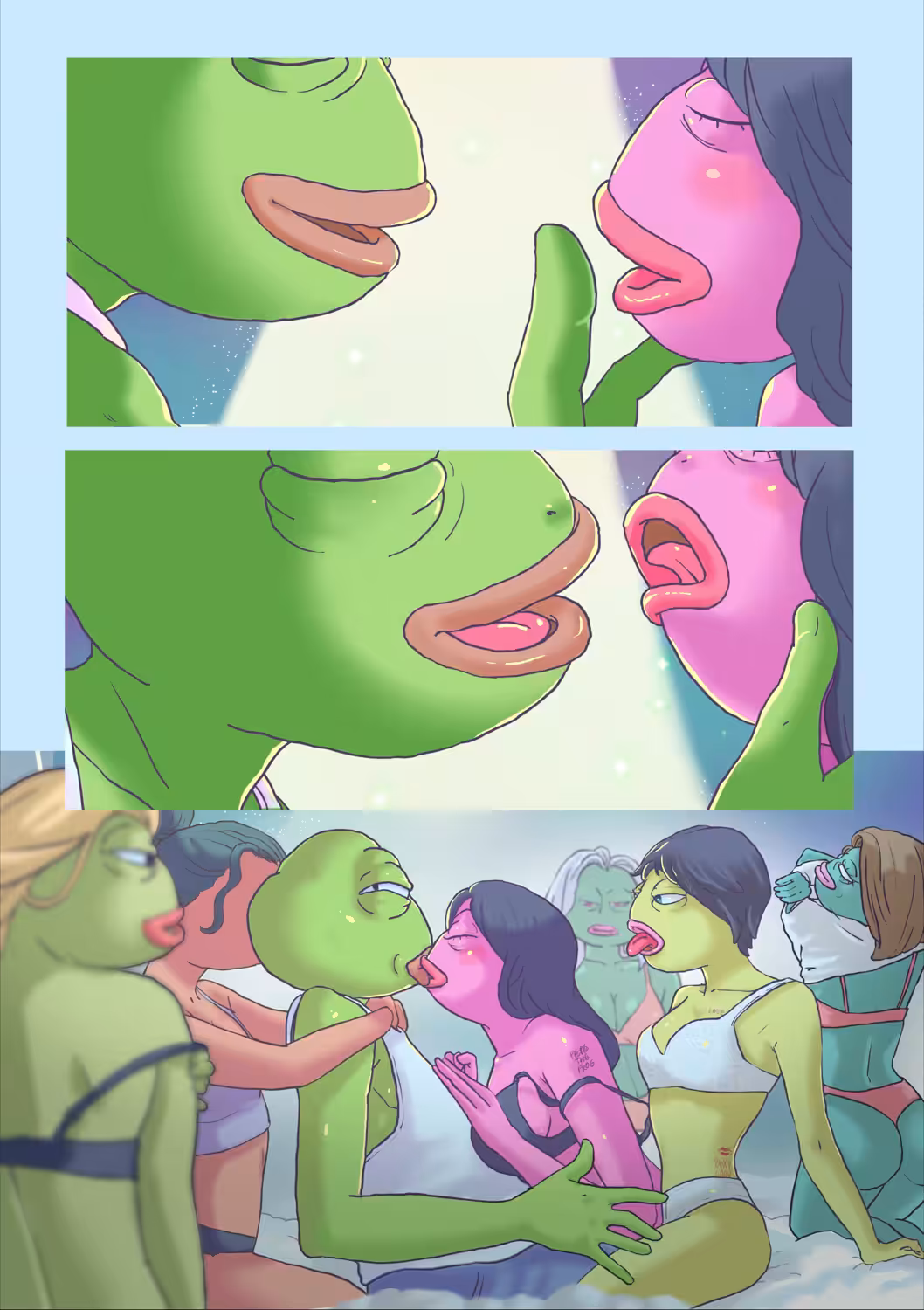 Call me "PEPE  KING ON THE BED"