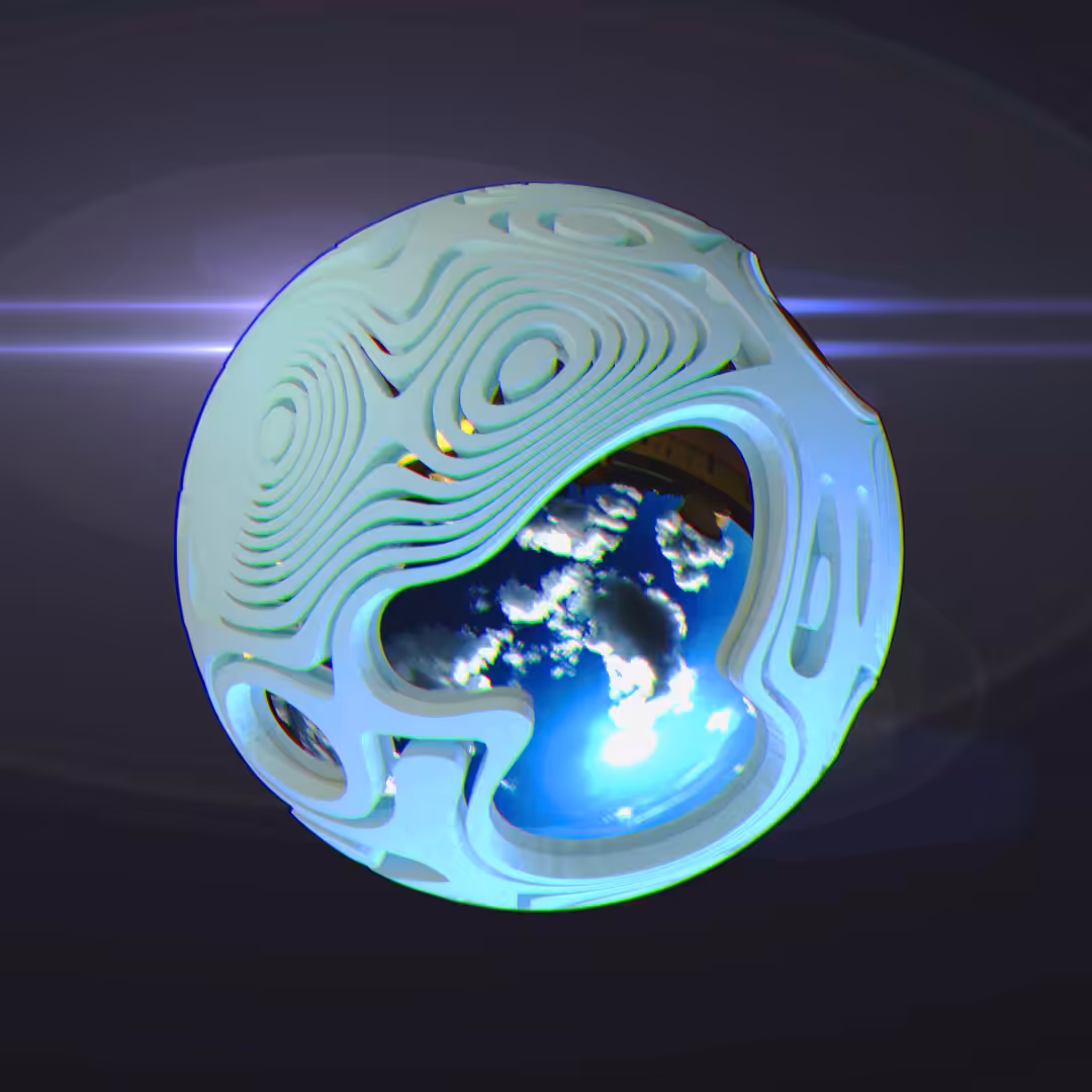 A ball of enclosed space