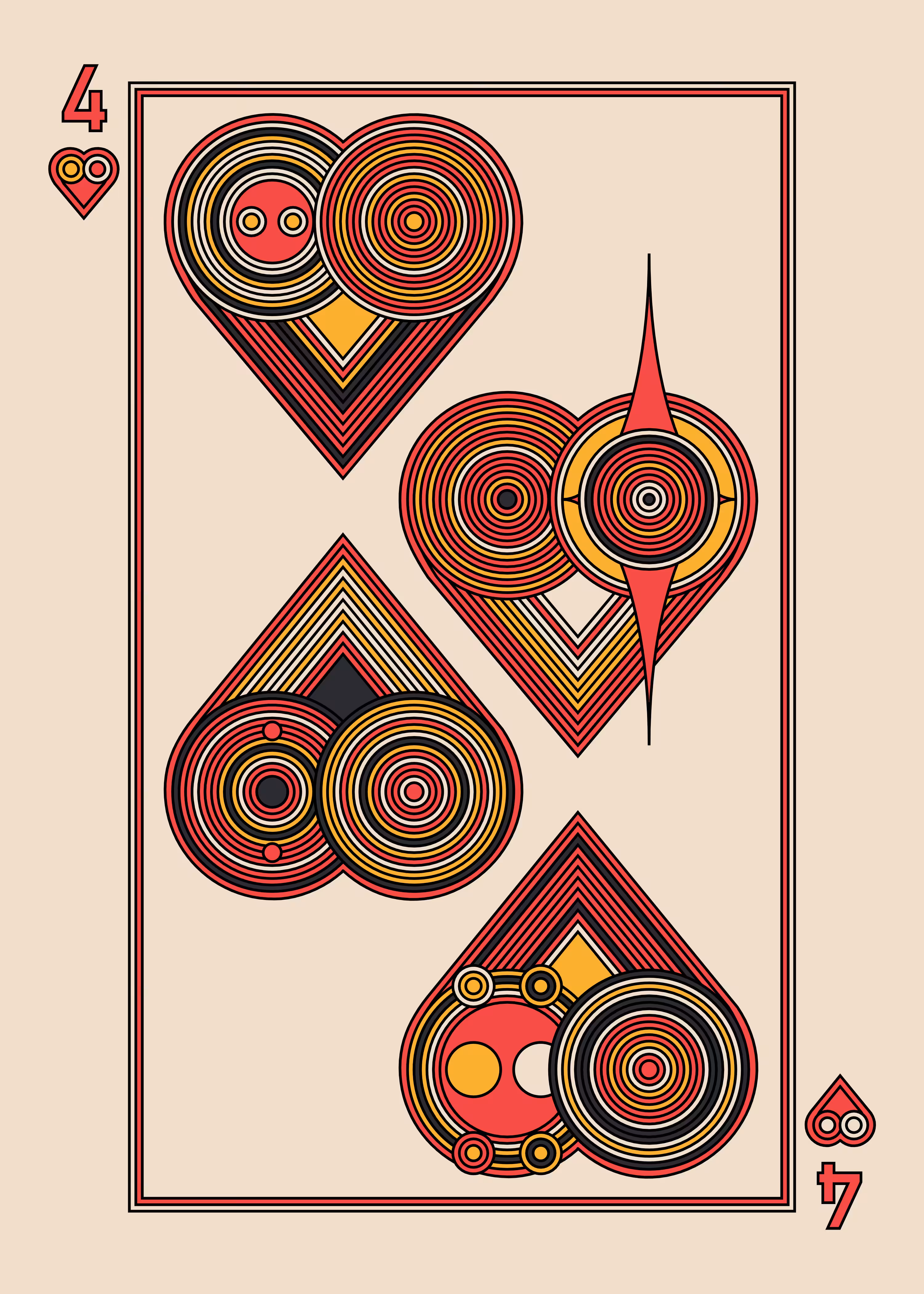 Four of Hearts Light