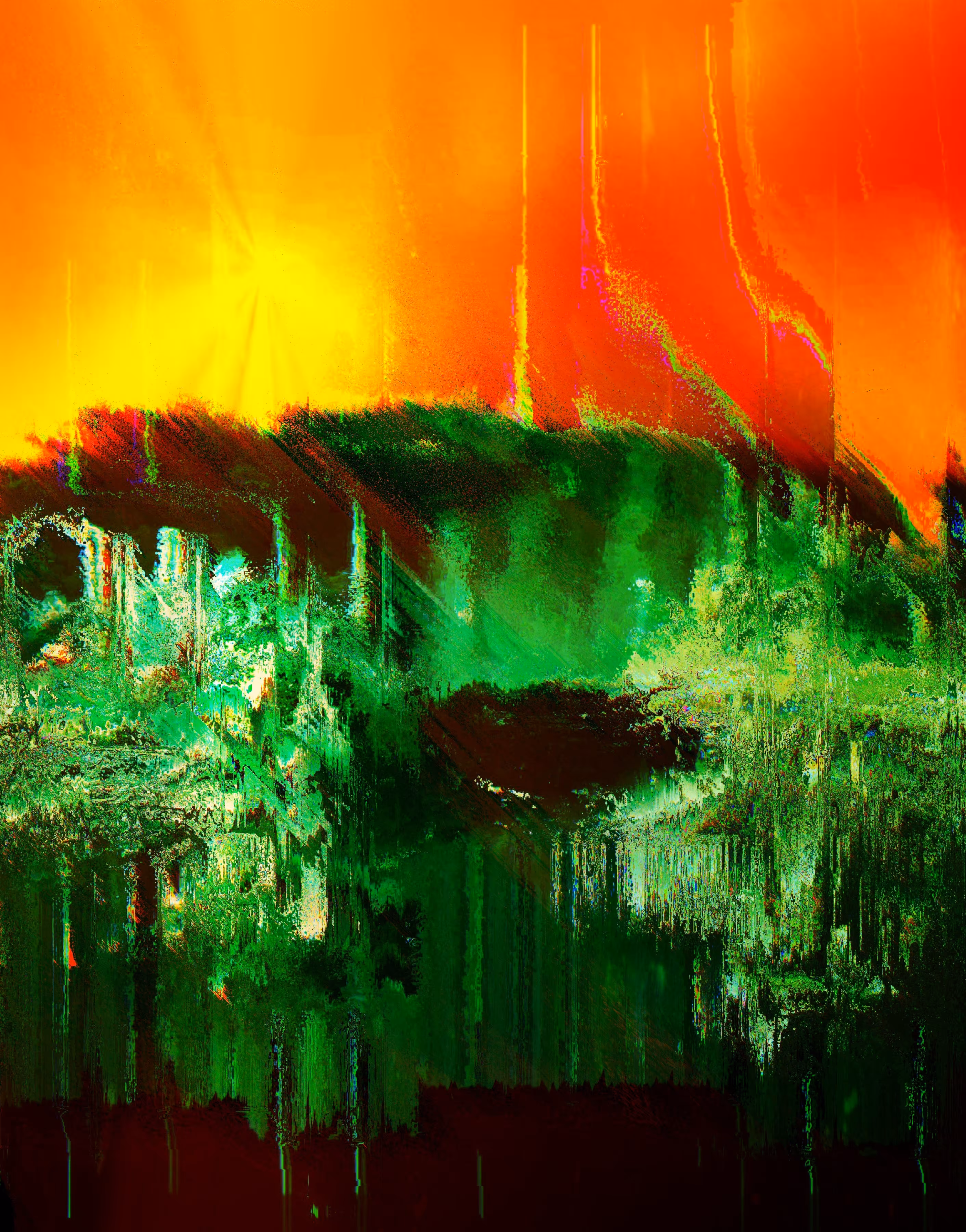 Glitching into the Sun