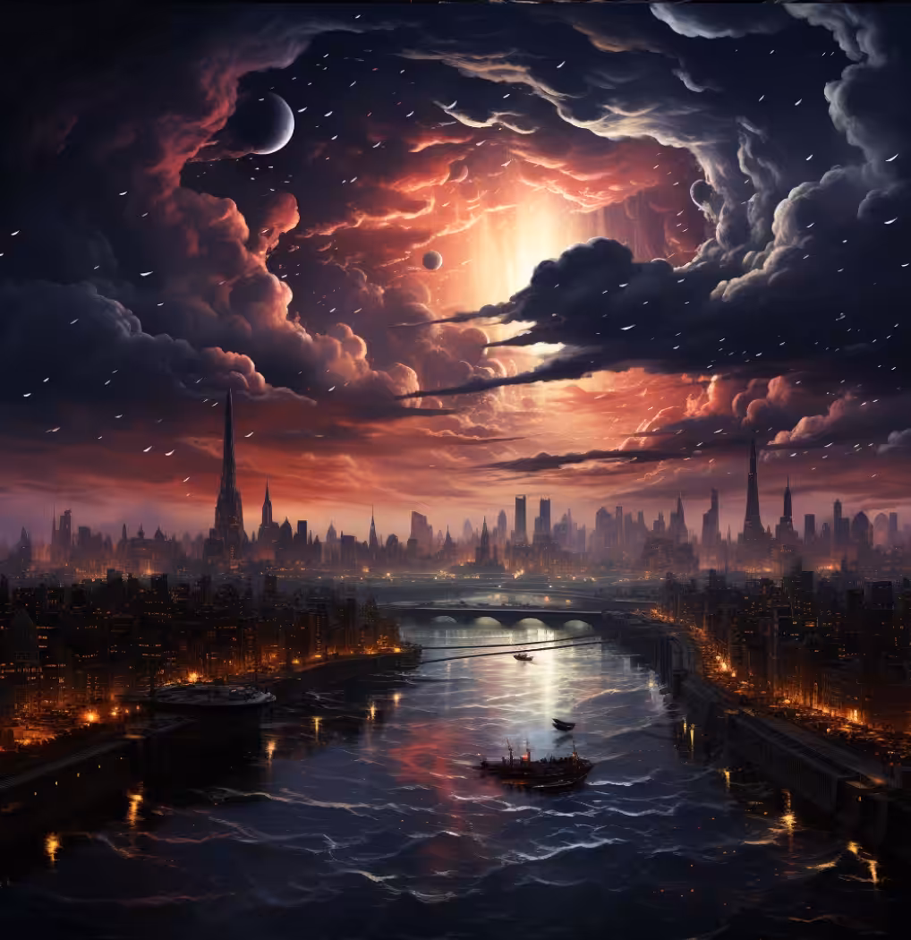 Cloudy city