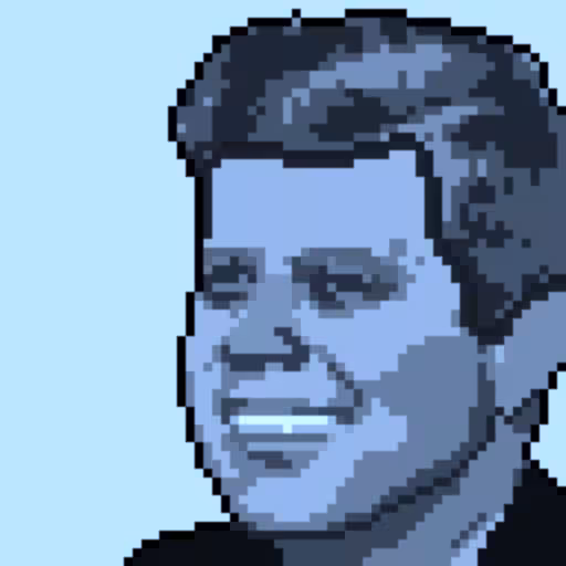 Artificial Intelligence Art AIA: PopMask #758 - John F. Kennedy