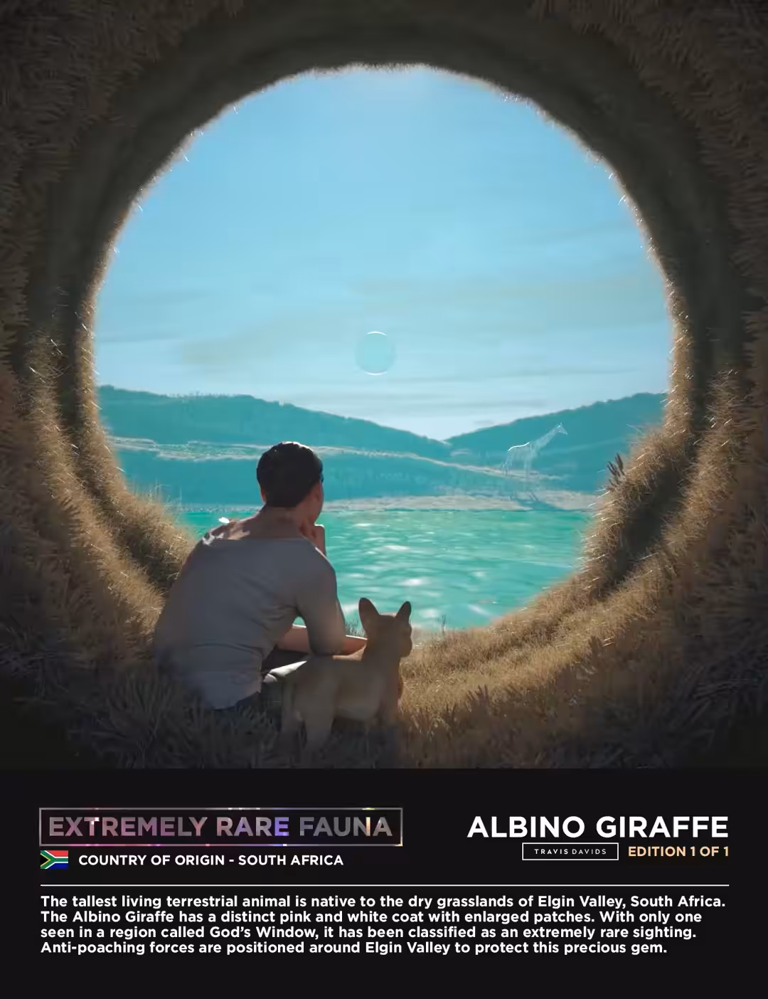 Extremely Rare Fauna - Albino Giraffe
