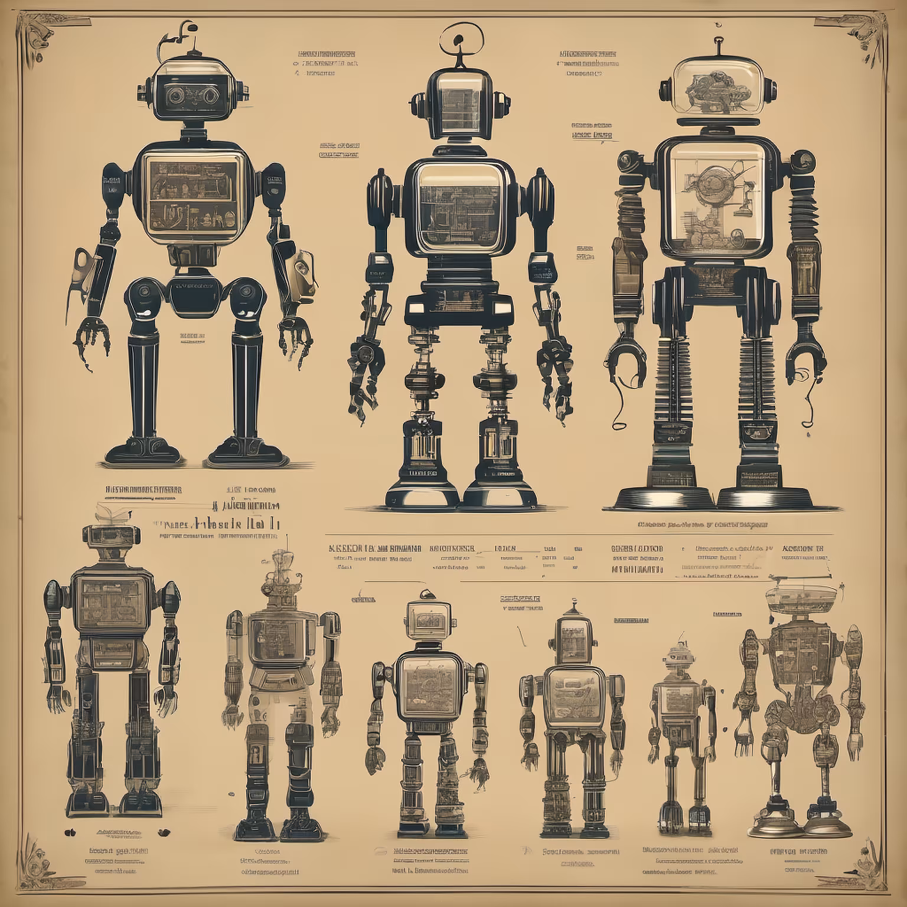 STUDIES ON ROBOTS - 19TH CENTURY #26