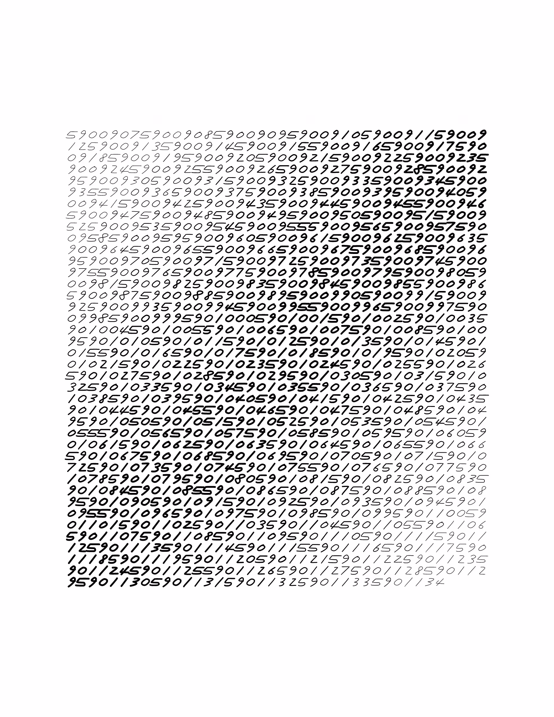 Endless (5,607,250 to Infinity) #999