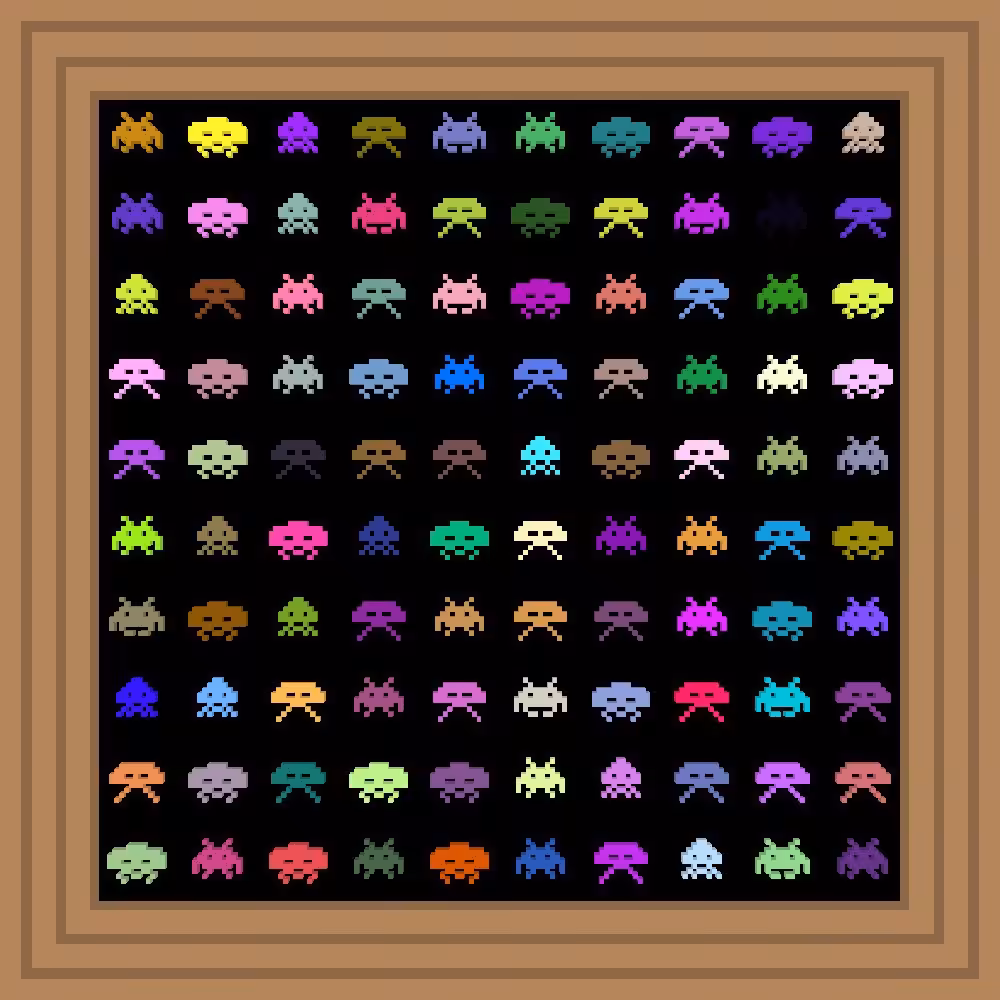 invaders :: Procedural Symbols (👾) #374/1000