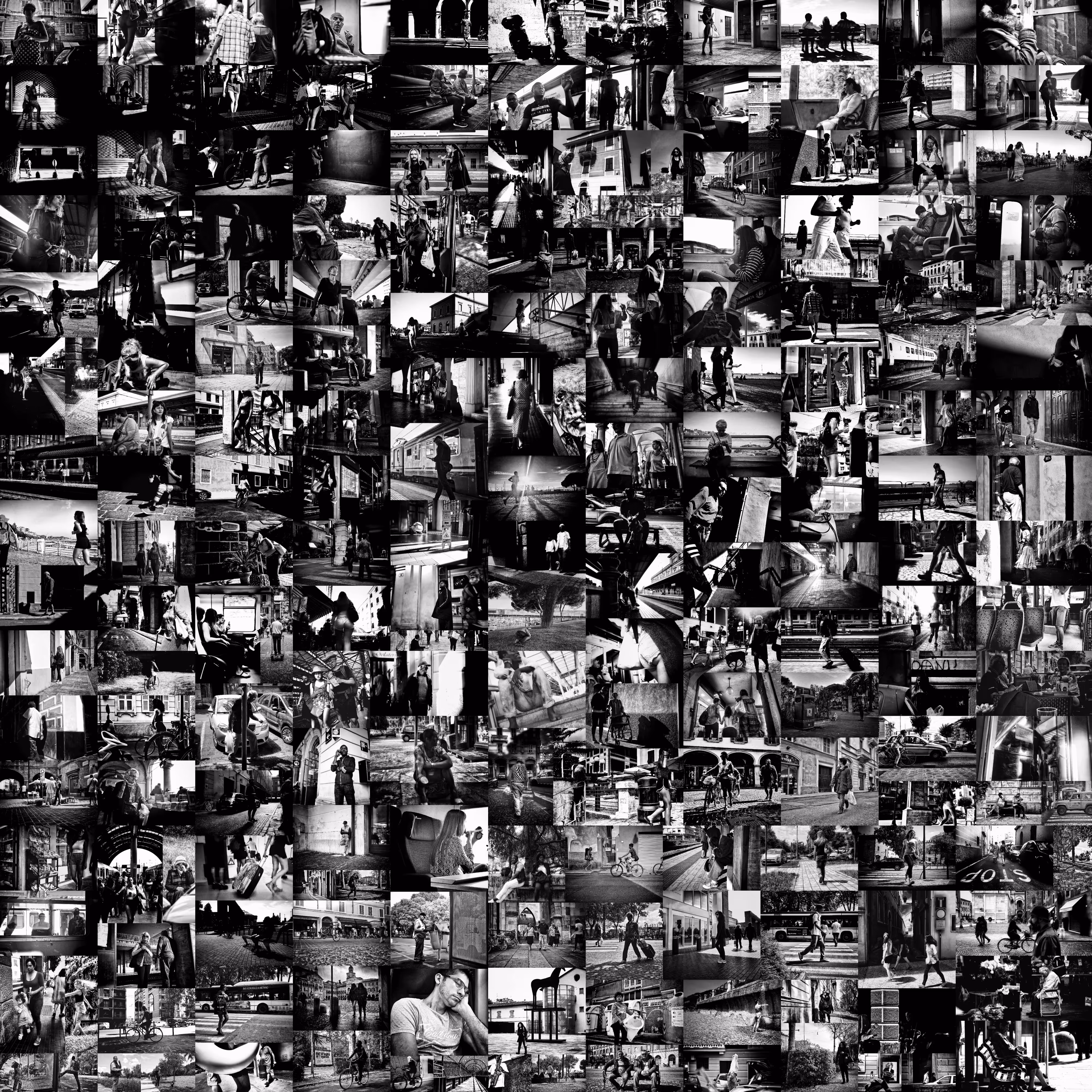 "FF Street Photography" - First 200 photos collage