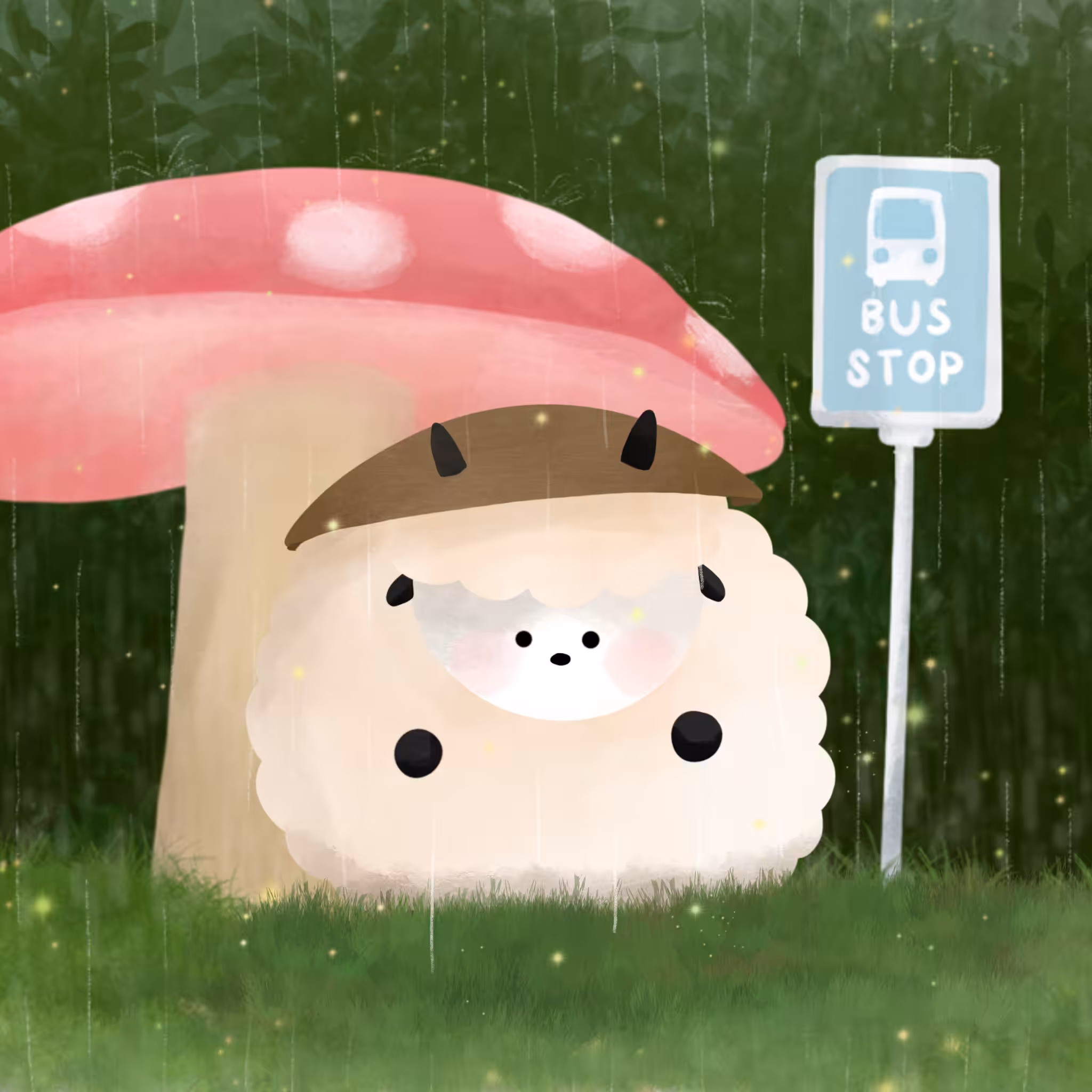 Paphu at the bus stop